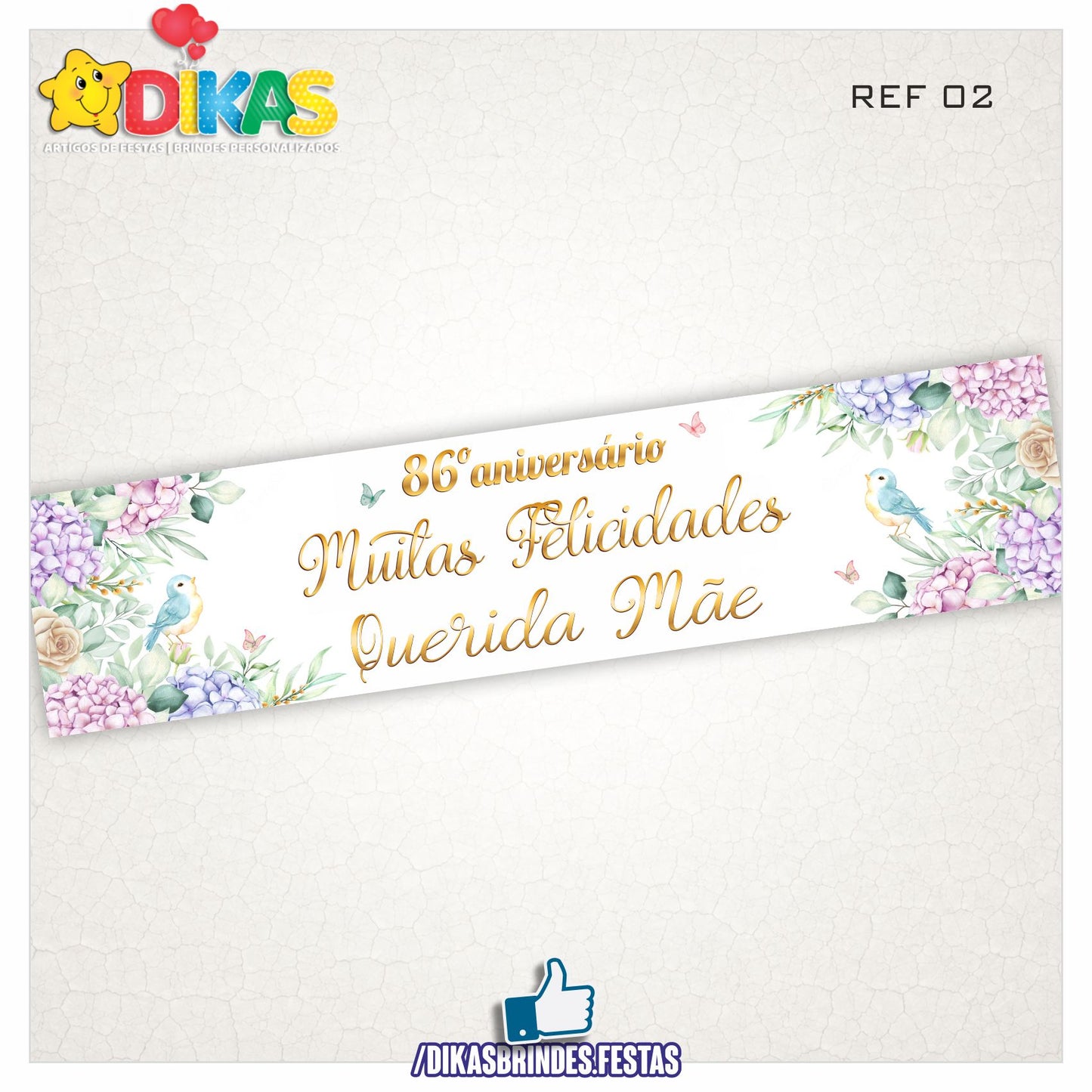 FAIXA TEMÁTICA E/OU PERSONALIZADA - ADULTOS