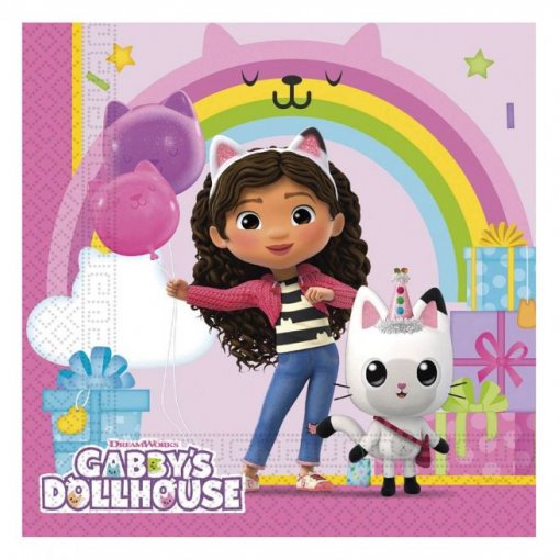 GUARDANAPOS 33CM GABBY'S DOLLHOUSE