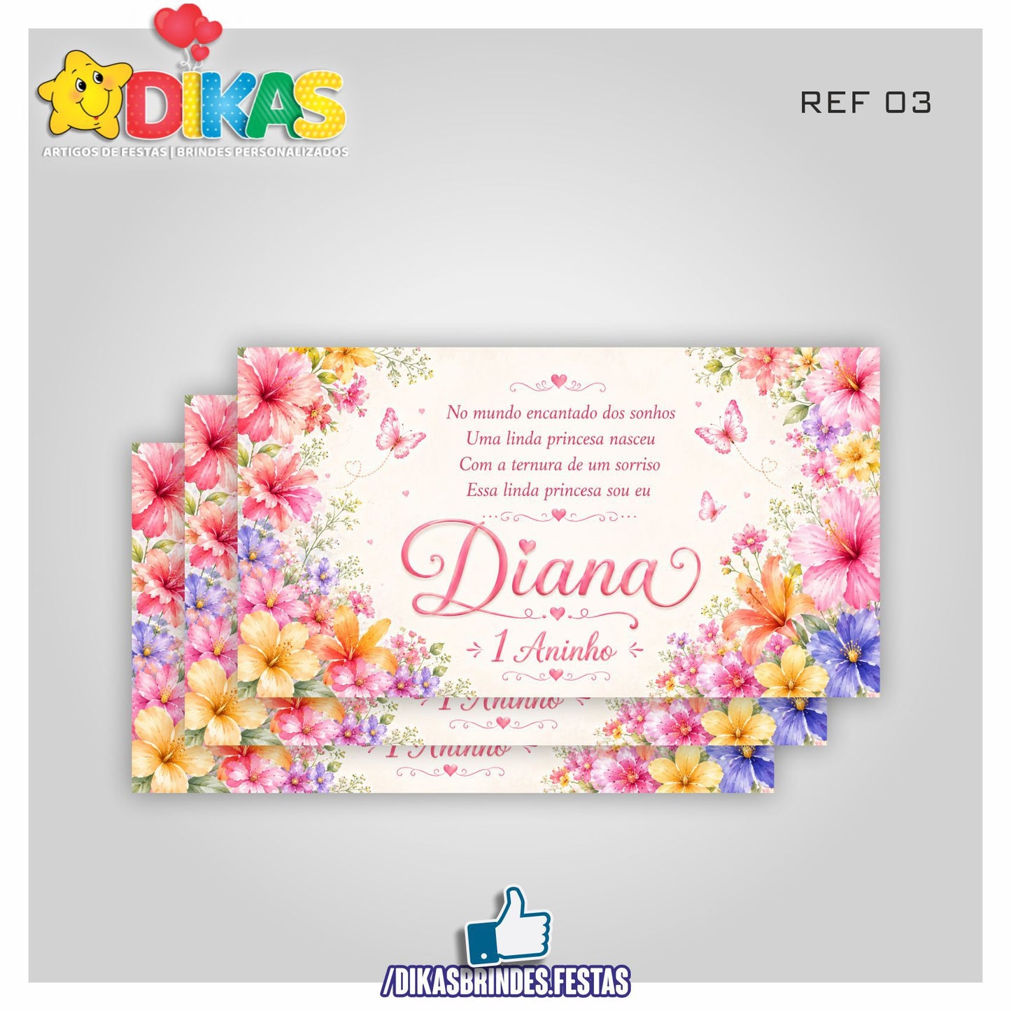 IMAN PERSONALIZADO - BORBOLETA  JARDIM ENCANTADO
