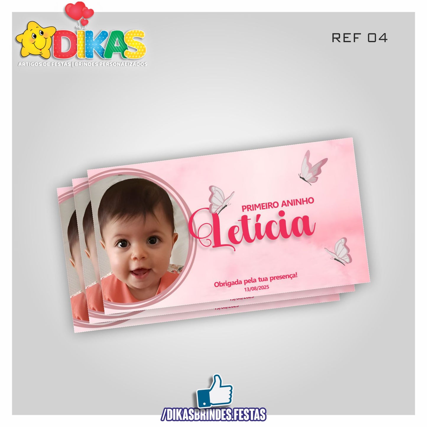 IMAN PERSONALIZADO - BORBOLETA  JARDIM ENCANTADO