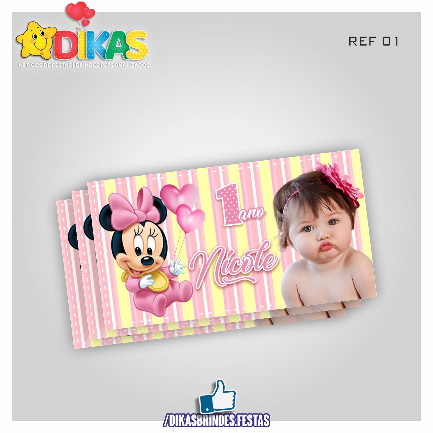 IMAN PERSONALIZADO - MINNIE BABY