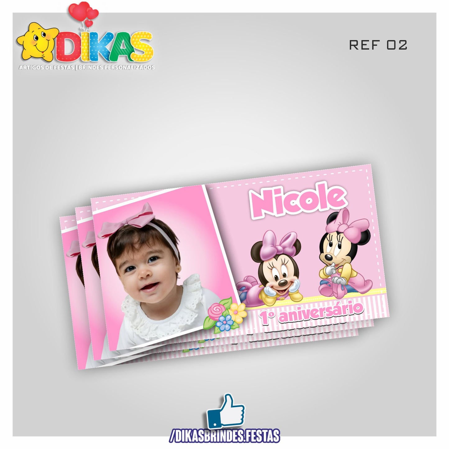 IMAN PERSONALIZADO - MINNIE BABY