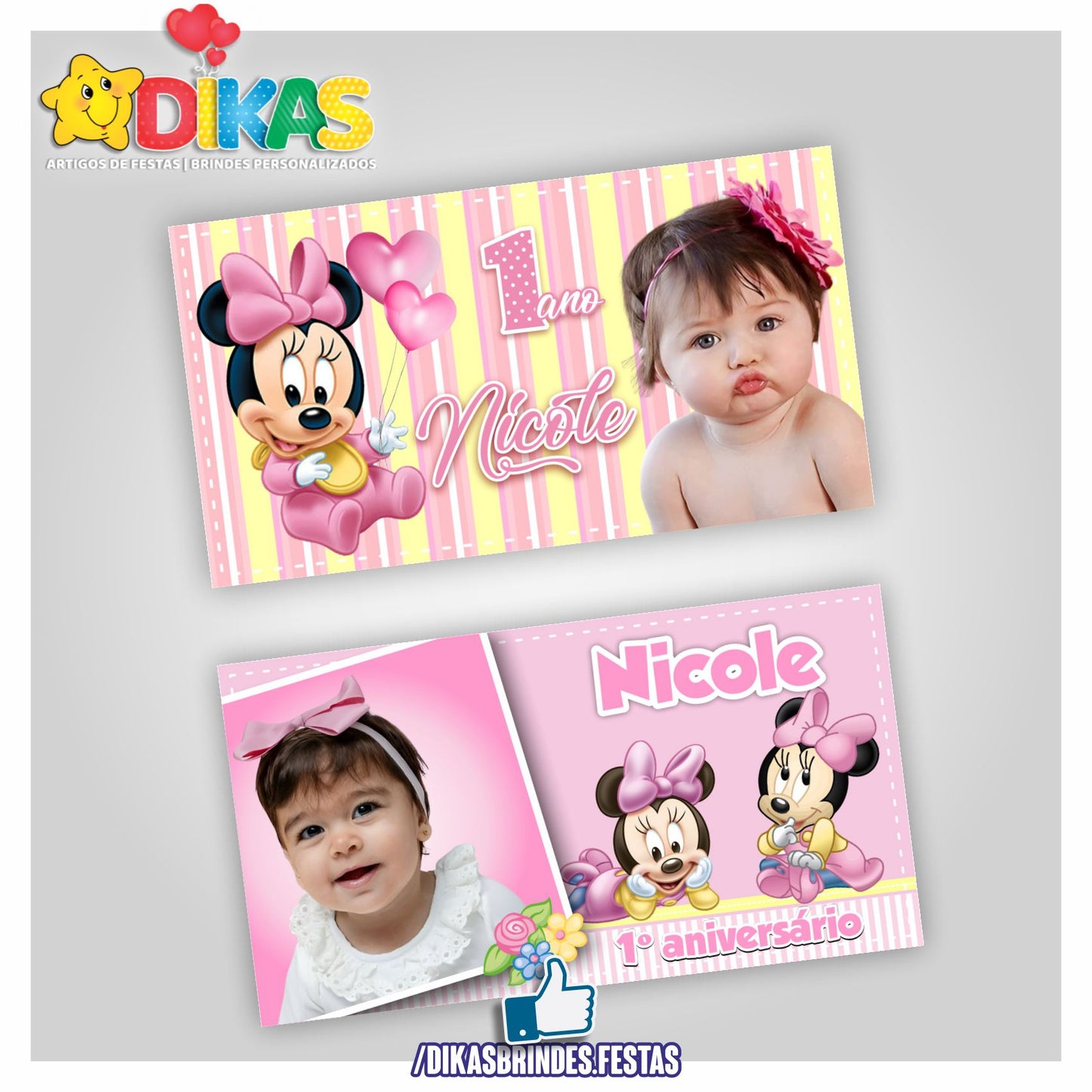 IMAN PERSONALIZADO - MINNIE BABY