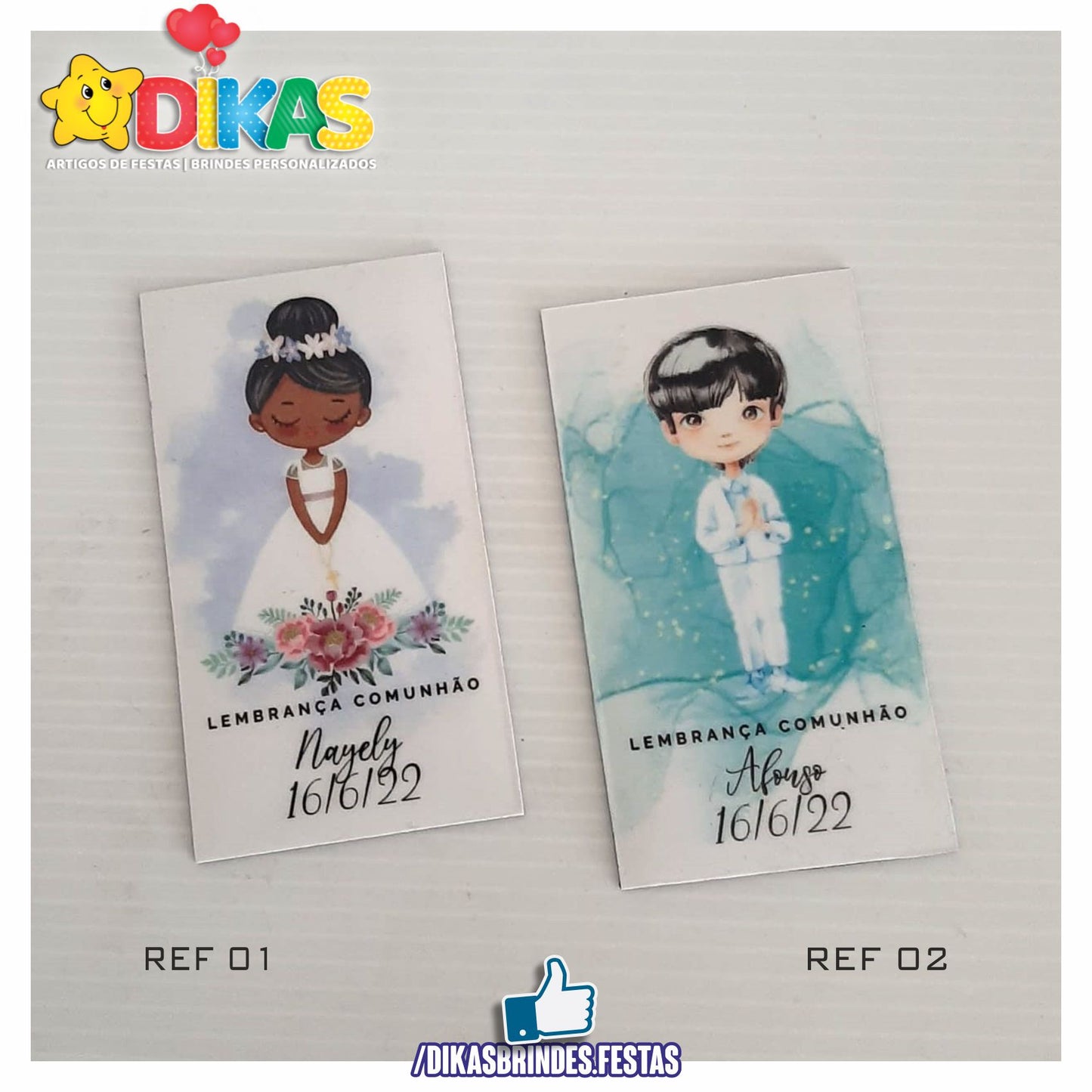IMAN PERSONALIZADO - 1ª COMUNHÃO / CRISMA