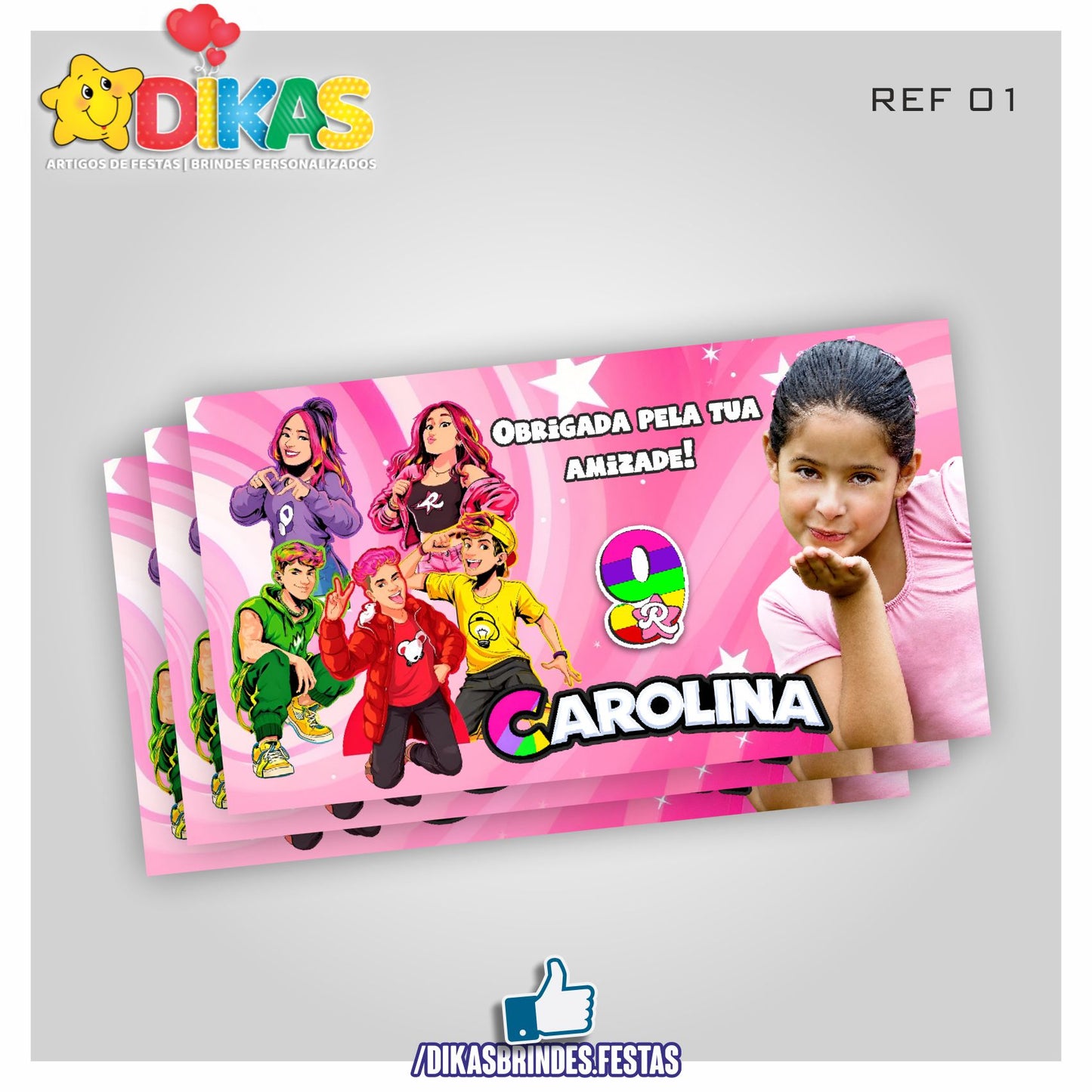 IMAN PERSONALIZADO - GRUPO DOS ROSA