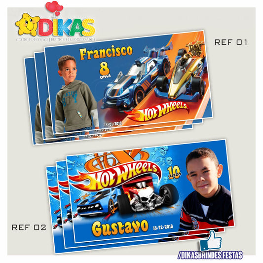 IMAN PERSONALIZADO - HOTWHEELS