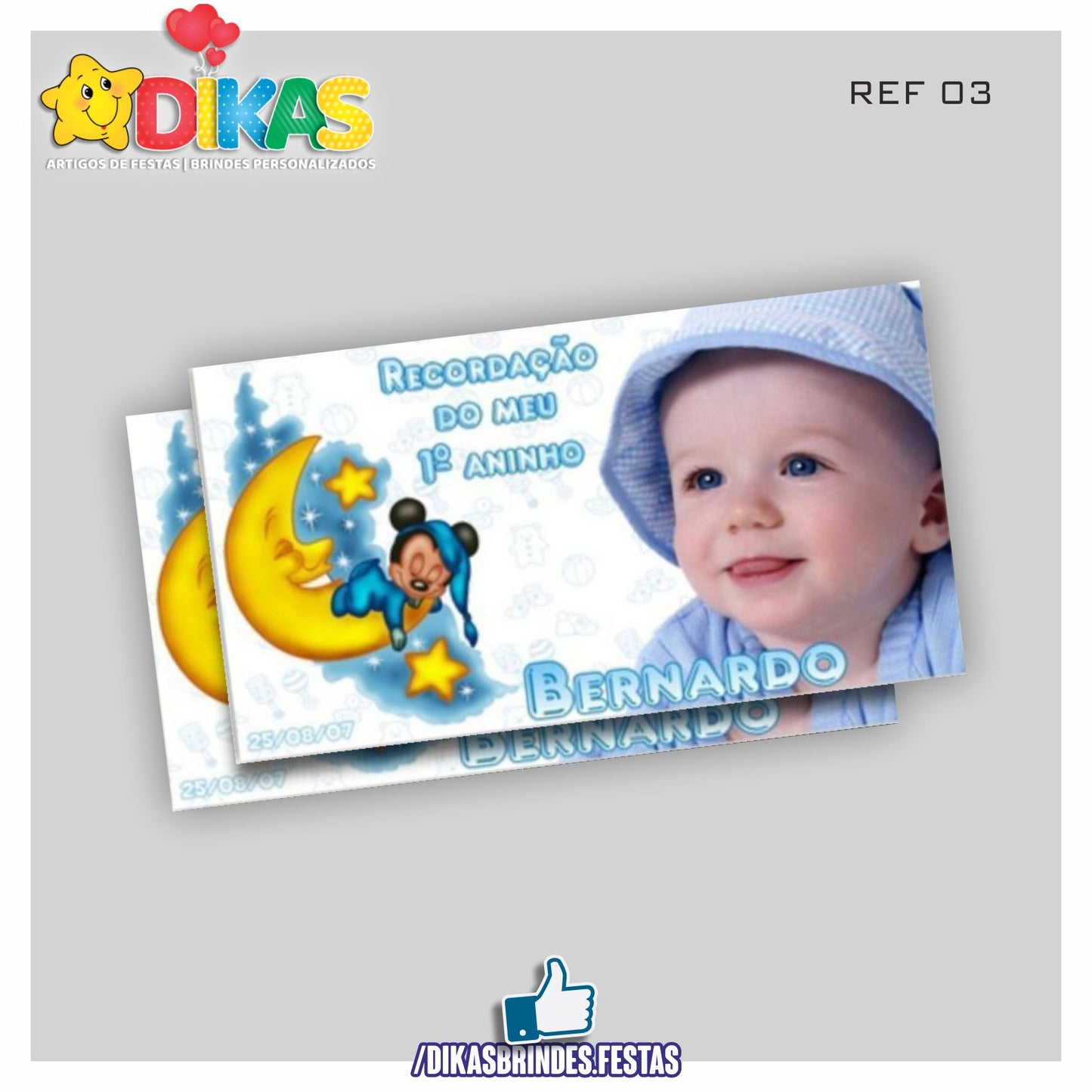 IMAN PERSONALIZADO - MICKEY BABY