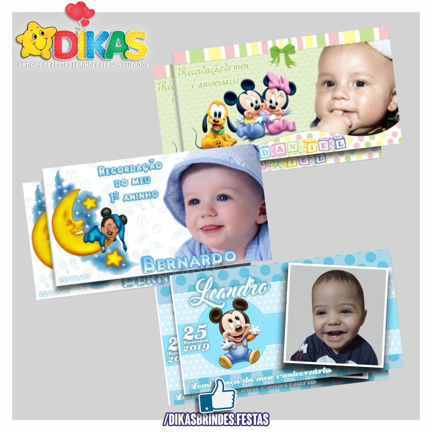 IMAN PERSONALIZADO - MICKEY BABY