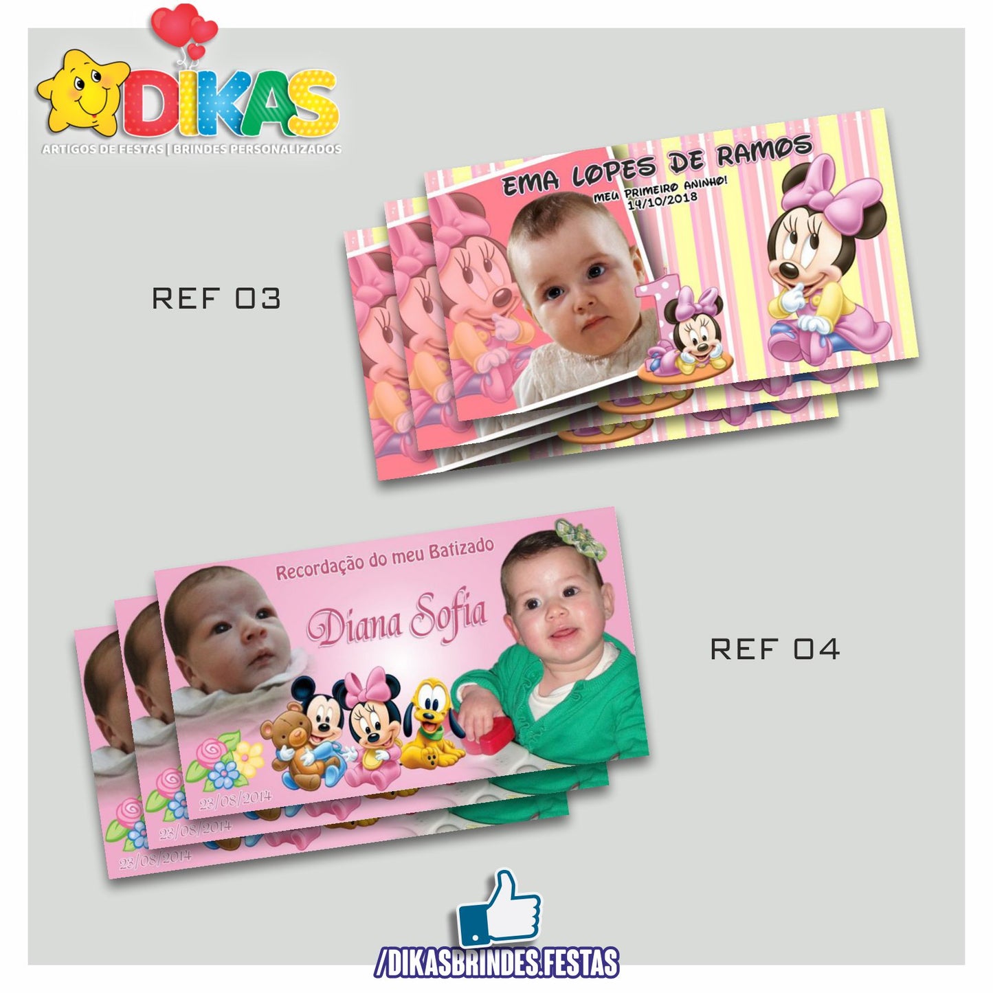 IMAN PERSONALIZADO - MINNIE BABY