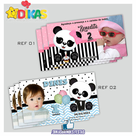 IMAN PERSONALIZADO - PANDA BEBÉ