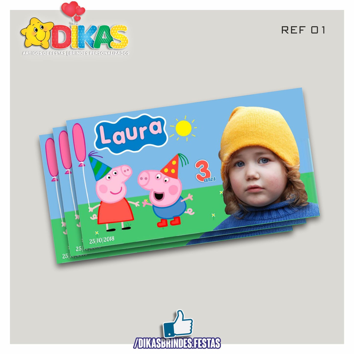 IMAN PERSONALIZADO - PORQUINHA PEPPA