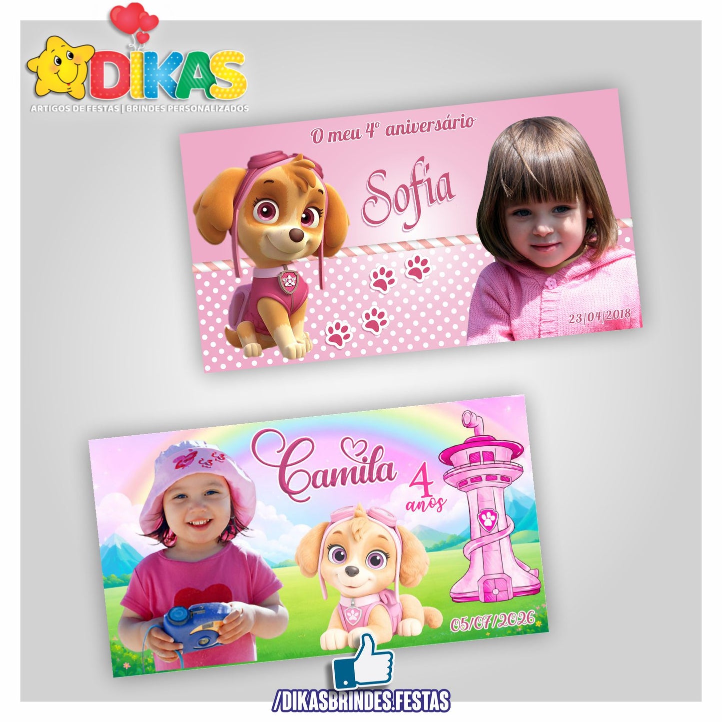 IMAN PERSONALIZADO - PATRULHA PATA SKYE