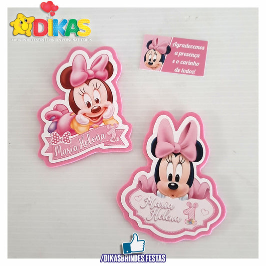 IMAN ARTESANAL PERSONALIZADO - MINNIE BABY
