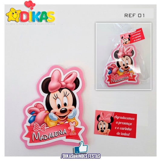 IMAN ARTESANAL PERSONALIZADO - MINNIE BABY