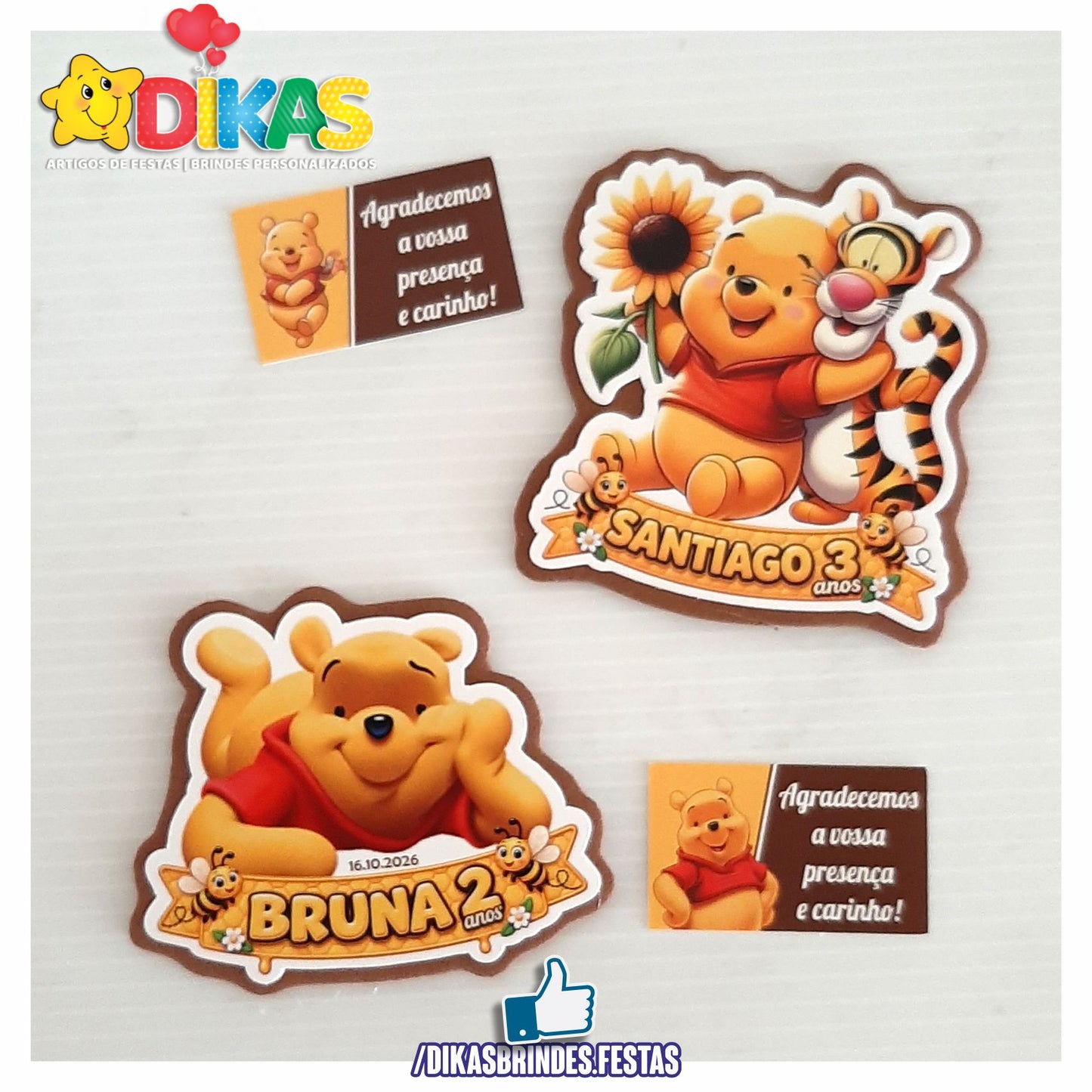 IMAN ARTESANAL PERSONALIZADO - POOH