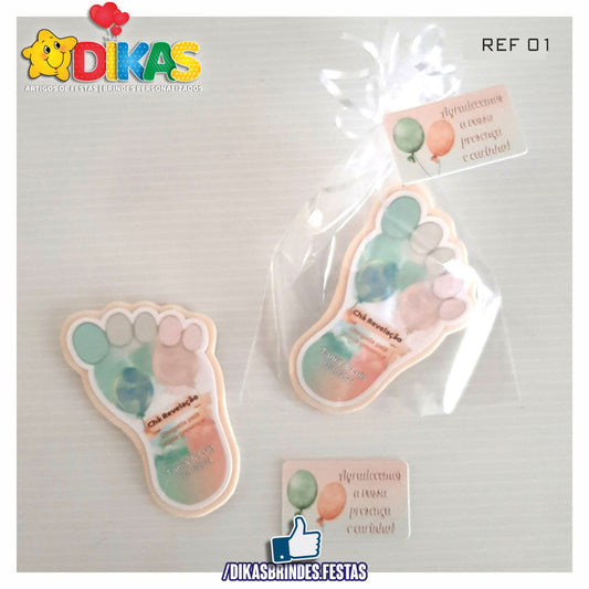 IMAN ARTESANAL PERSONALIZADO - CHÁ REVELAÇÃO