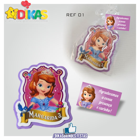 IMAN ARTESANAL PERSONALIZADO - PRINCESA SOFIA