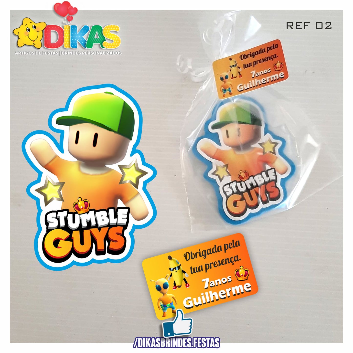 IMAN ARTESANAL PERSONALIZADO - STUMBLE GUYS