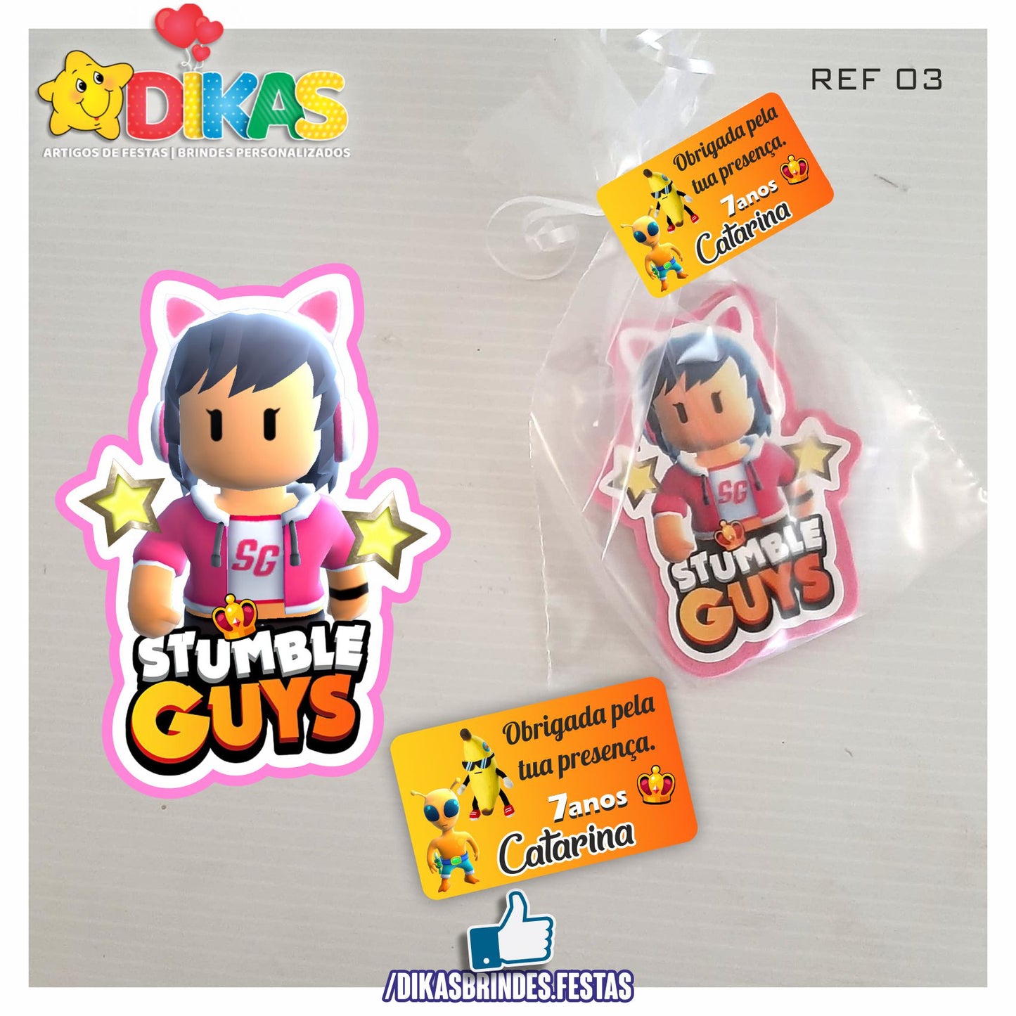 IMAN ARTESANAL PERSONALIZADO - STUMBLE GUYS