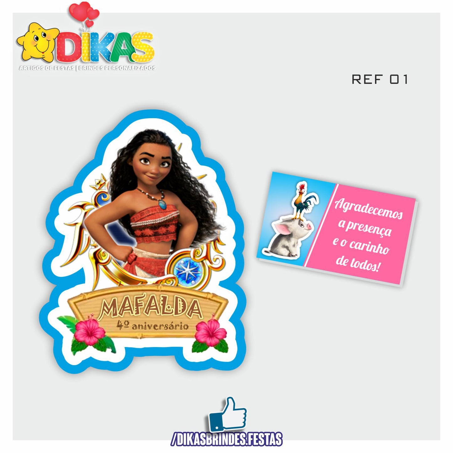 IMAN ARTESANAL PERSONALIZADO - VAIANA