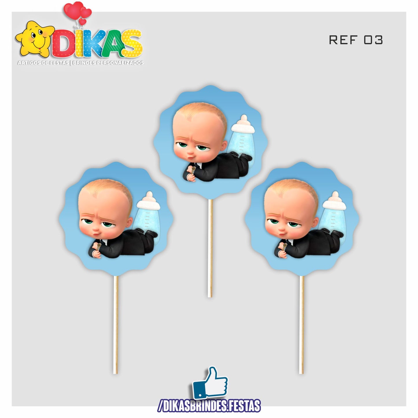 TOPPERS SIMPLES - BOSS BABY