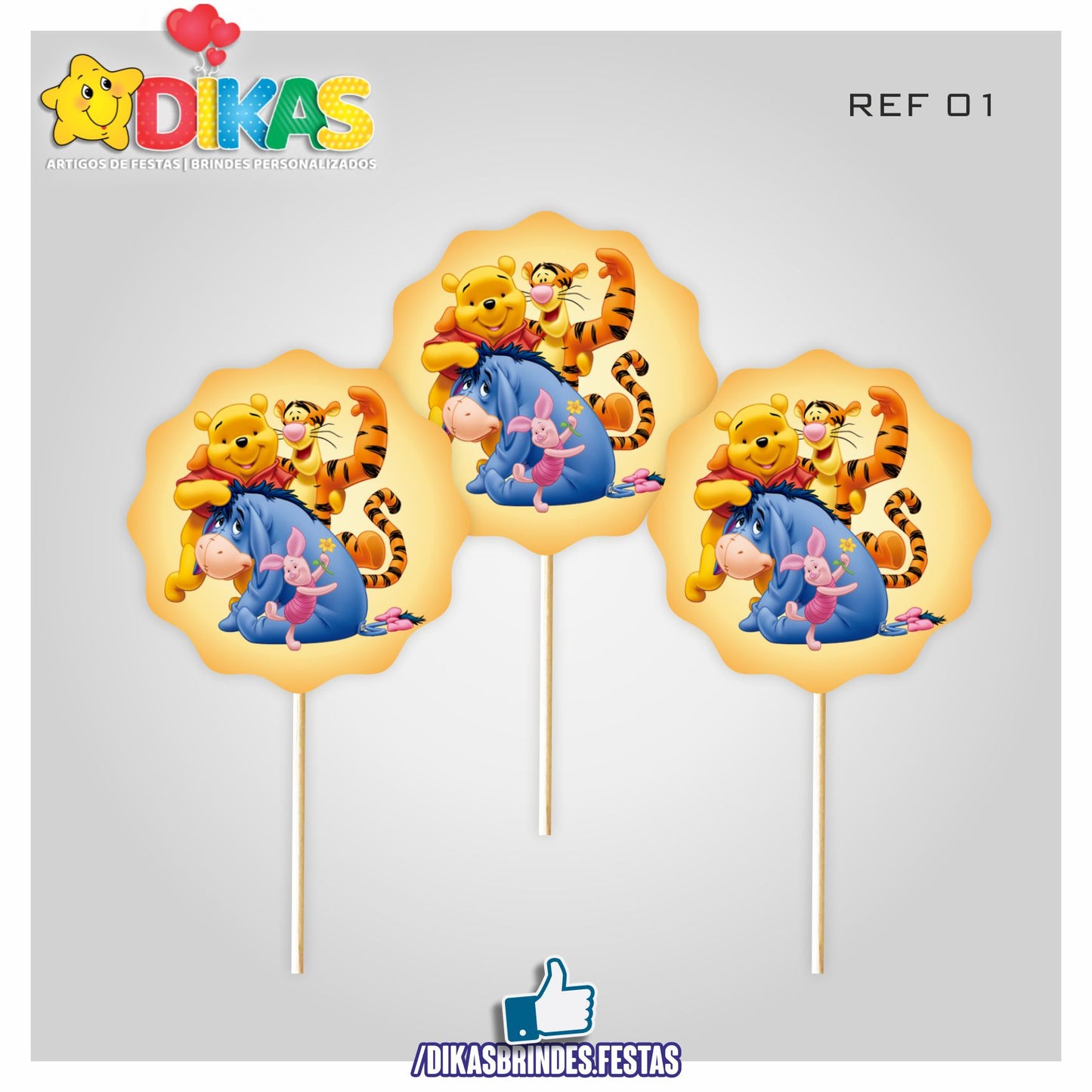 TOPPERS SIMPLES - POOH