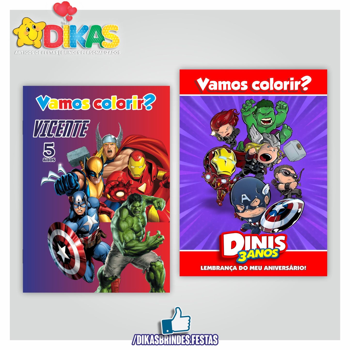 LIVRINHO PARA COLORIR - AVENGERS