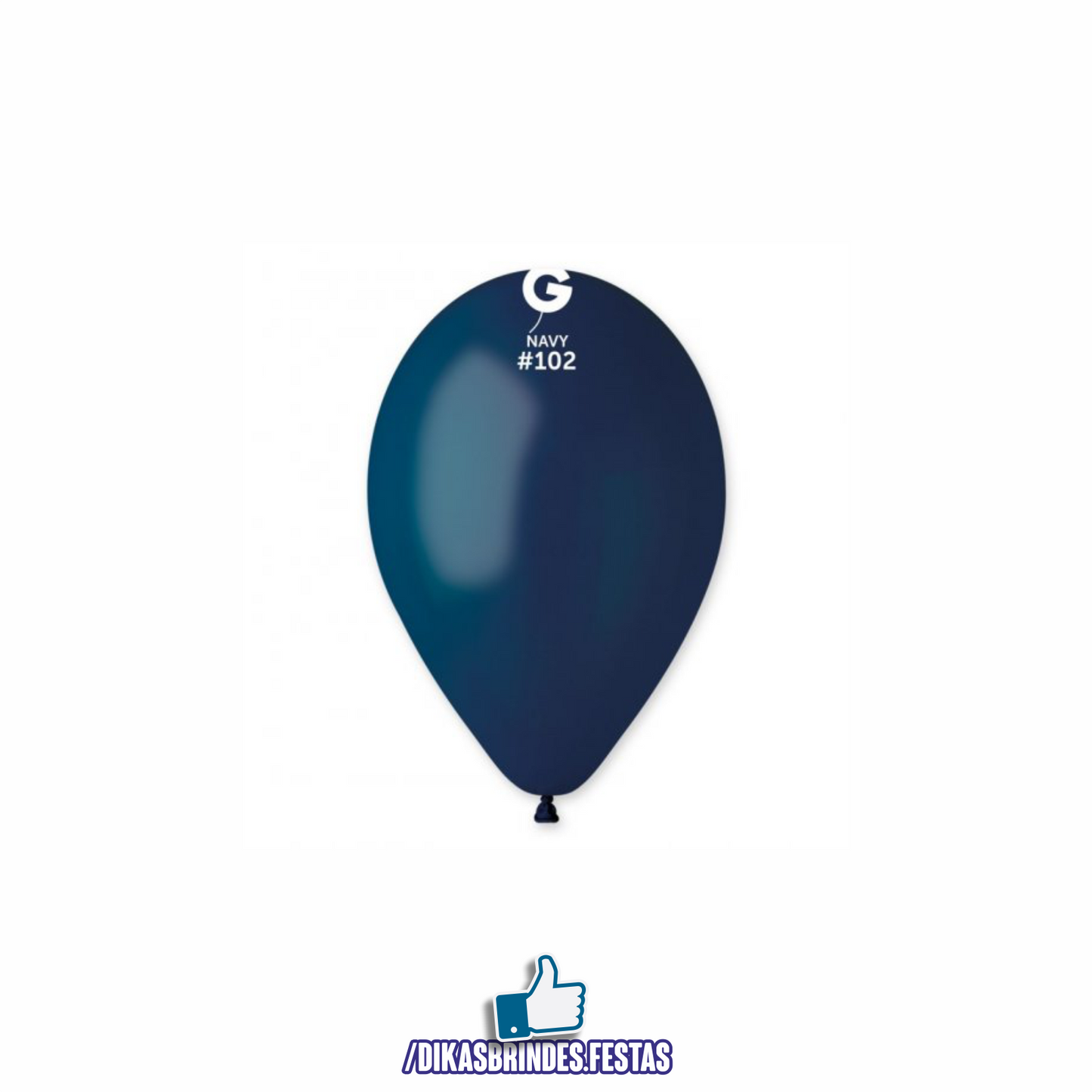 BALÃO LÁTEX AZUL NAVY - 12"