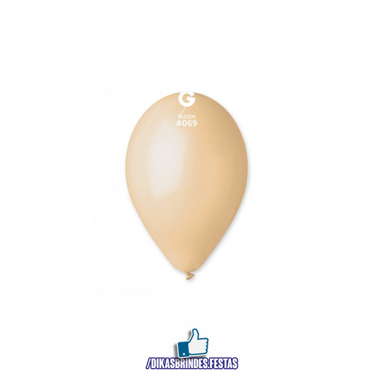 BALÃO LÁTEX BLUSH 12" - SACO COM 100