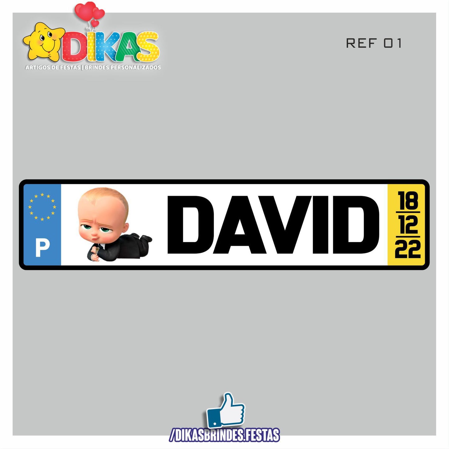 MATRICULA PERSONALIZADA - BOSS BABY