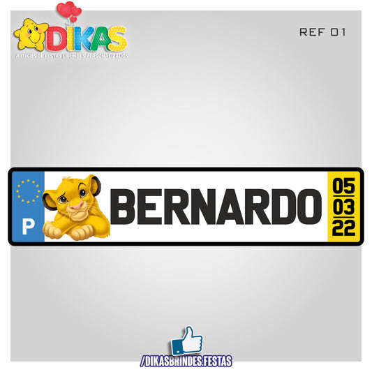 MATRICULA PERSONALIZADA - REI LEÃO