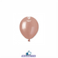 BALÃO LÁTEX METALIZADO ROSE GOLD 5" - SACO COM 100