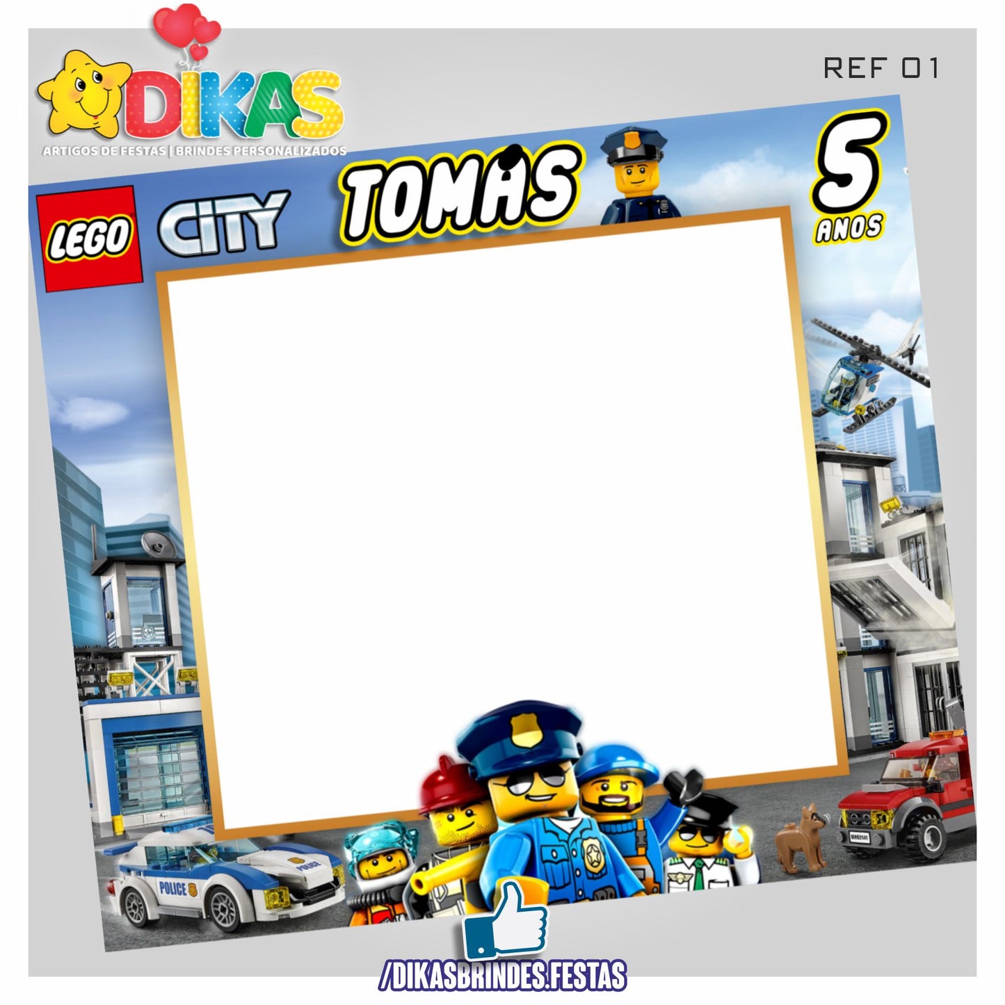 MOLDURA PARA FOTOS - LEGO