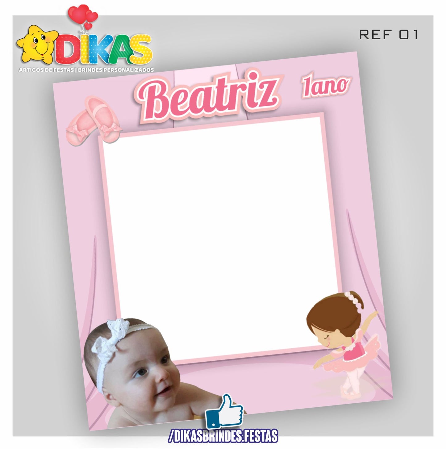 MOLDURA PARA FOTOS - BAILARINA
