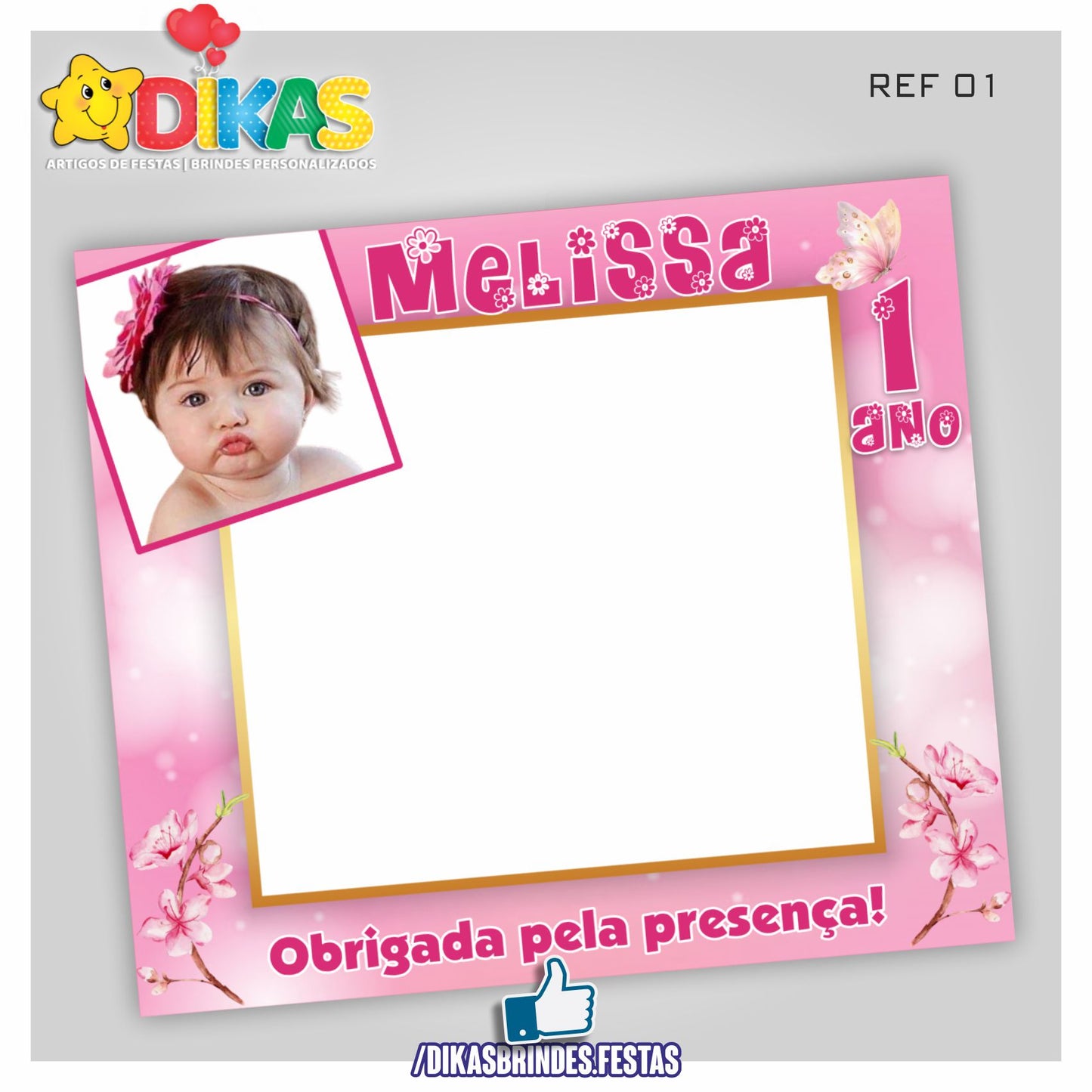 MOLDURA PARA FOTOS - BEBÉ