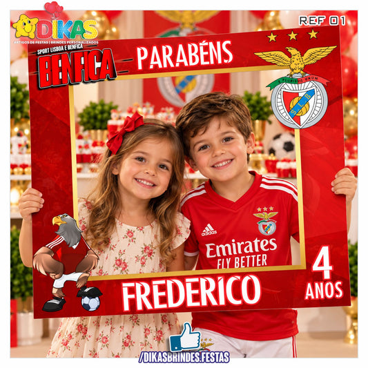 MOLDURA PARA FOTOS - FUTEBOL BENFICA