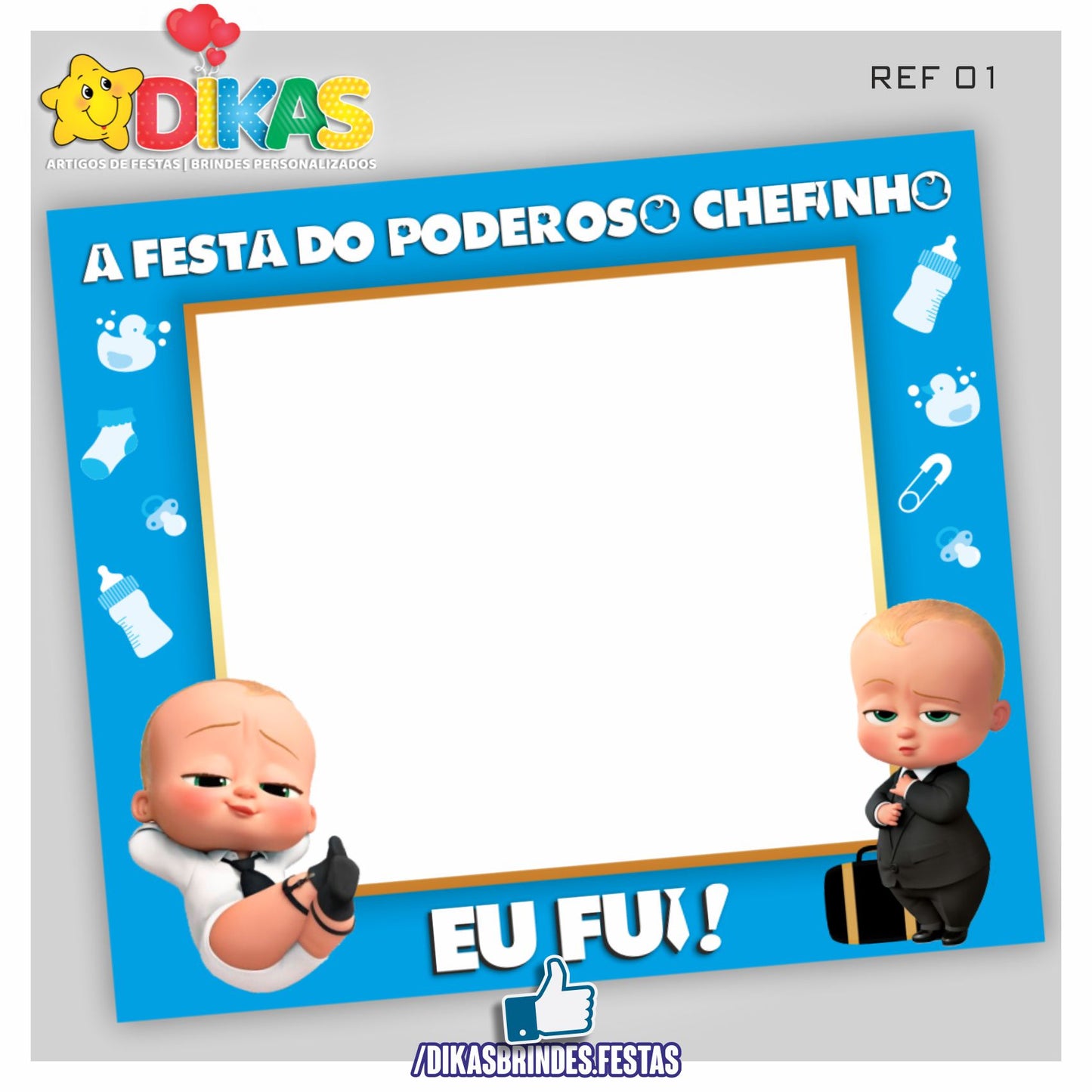 MOLDURA PARA FOTOS - BOSS BABY