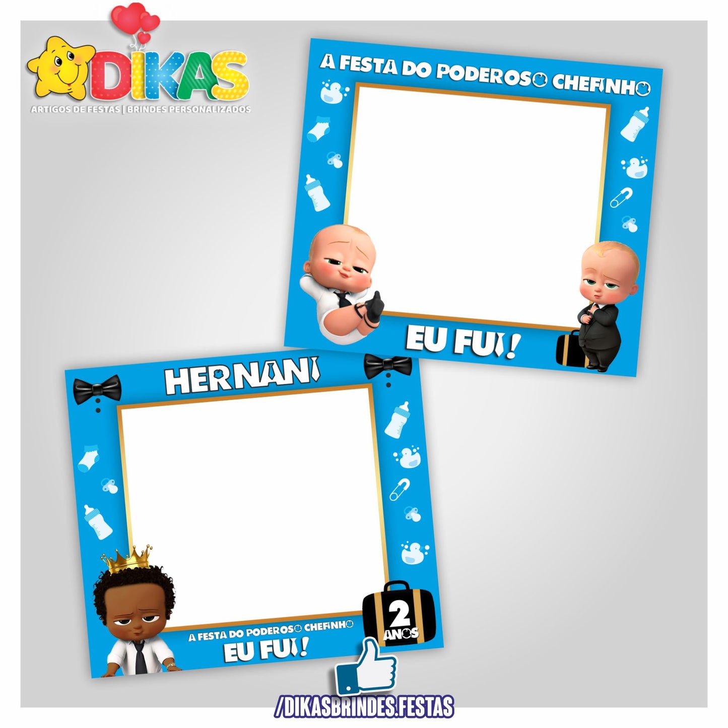 MOLDURA PARA FOTOS - BOSS BABY