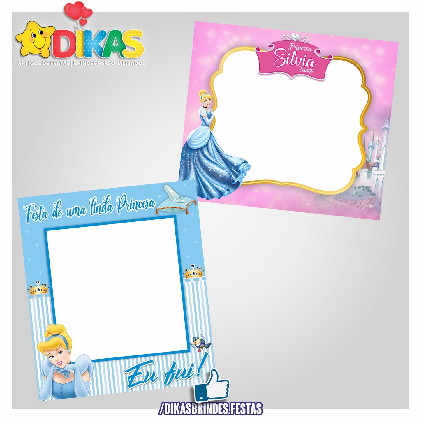 MOLDURA PARA FOTOS - CINDERELA