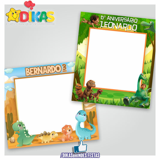 MOLDURA PARA FOTOS - DINOSSAUROS