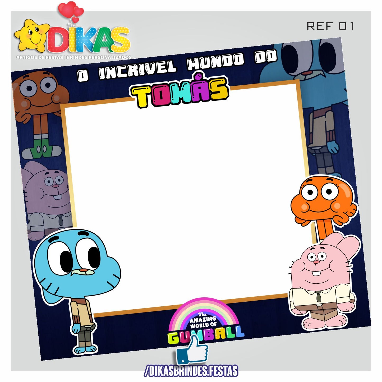 MOLDURA PARA FOTOS - GUMBALL