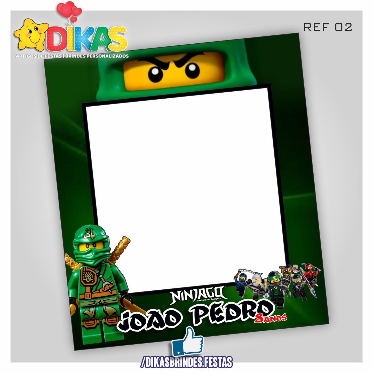 MOLDURA PARA FOTOS - NINJAGO