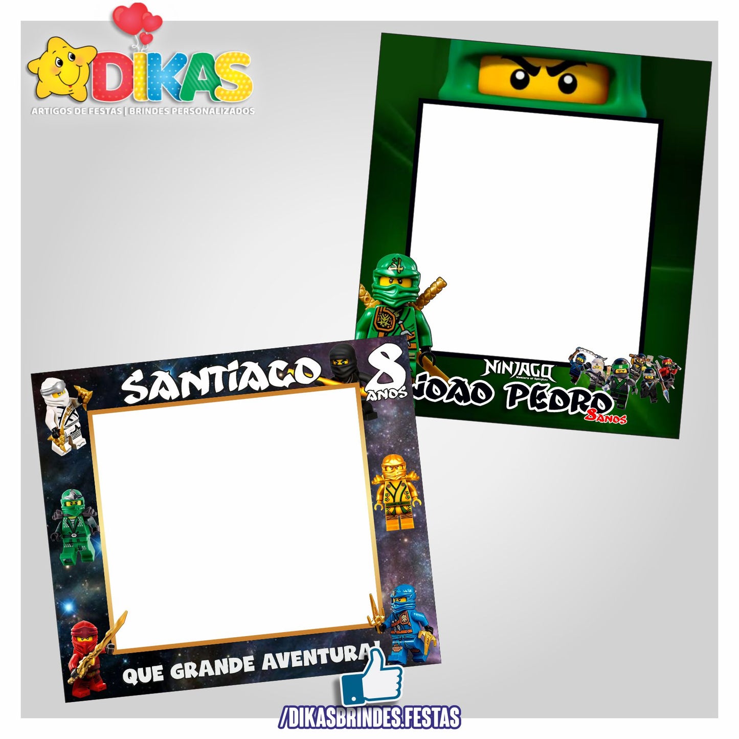 MOLDURA PARA FOTOS - NINJAGO