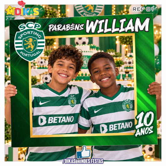 MOLDURA PARA FOTOS - FUTEBOL SPORTING