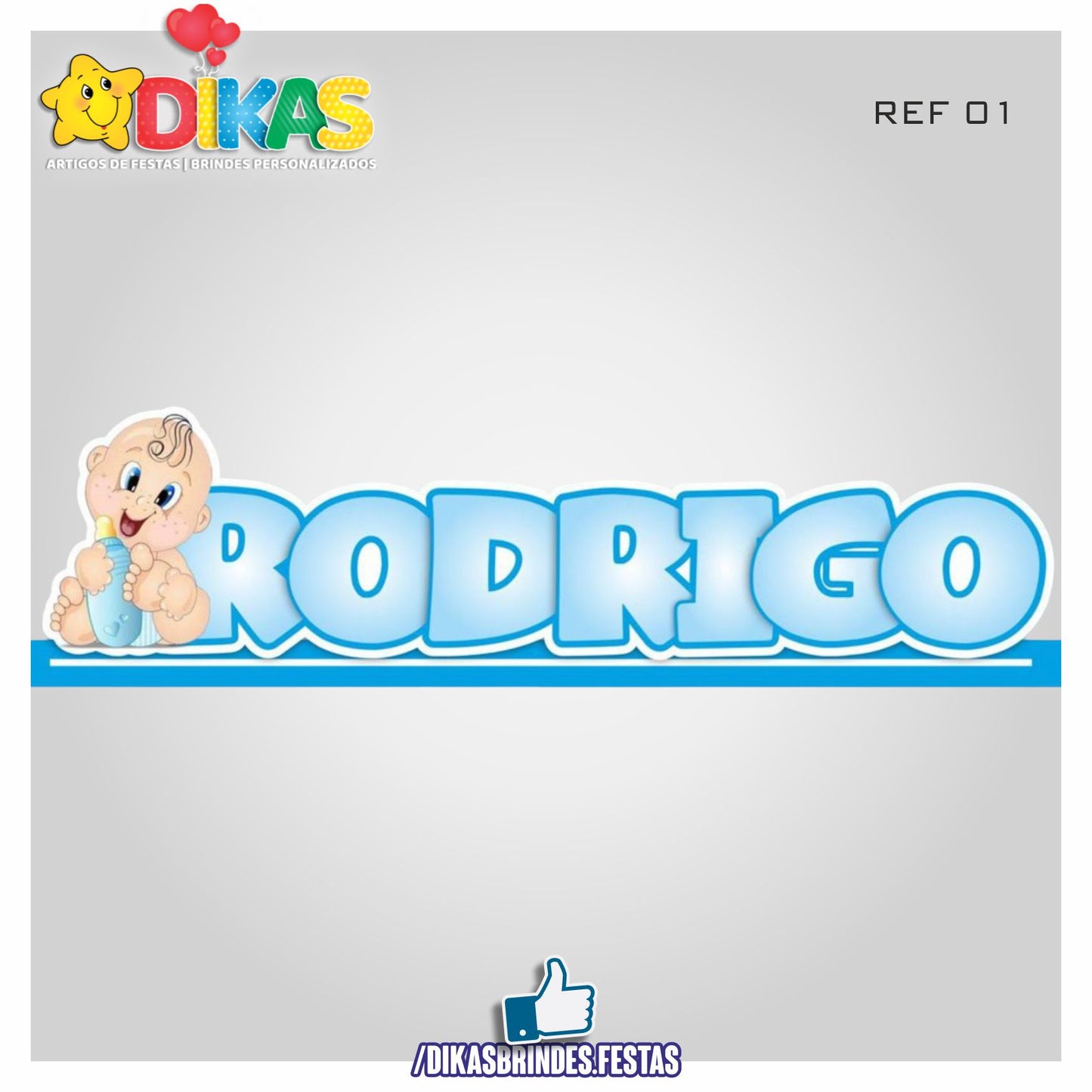 NOME DECORATIVO - BEBÉ