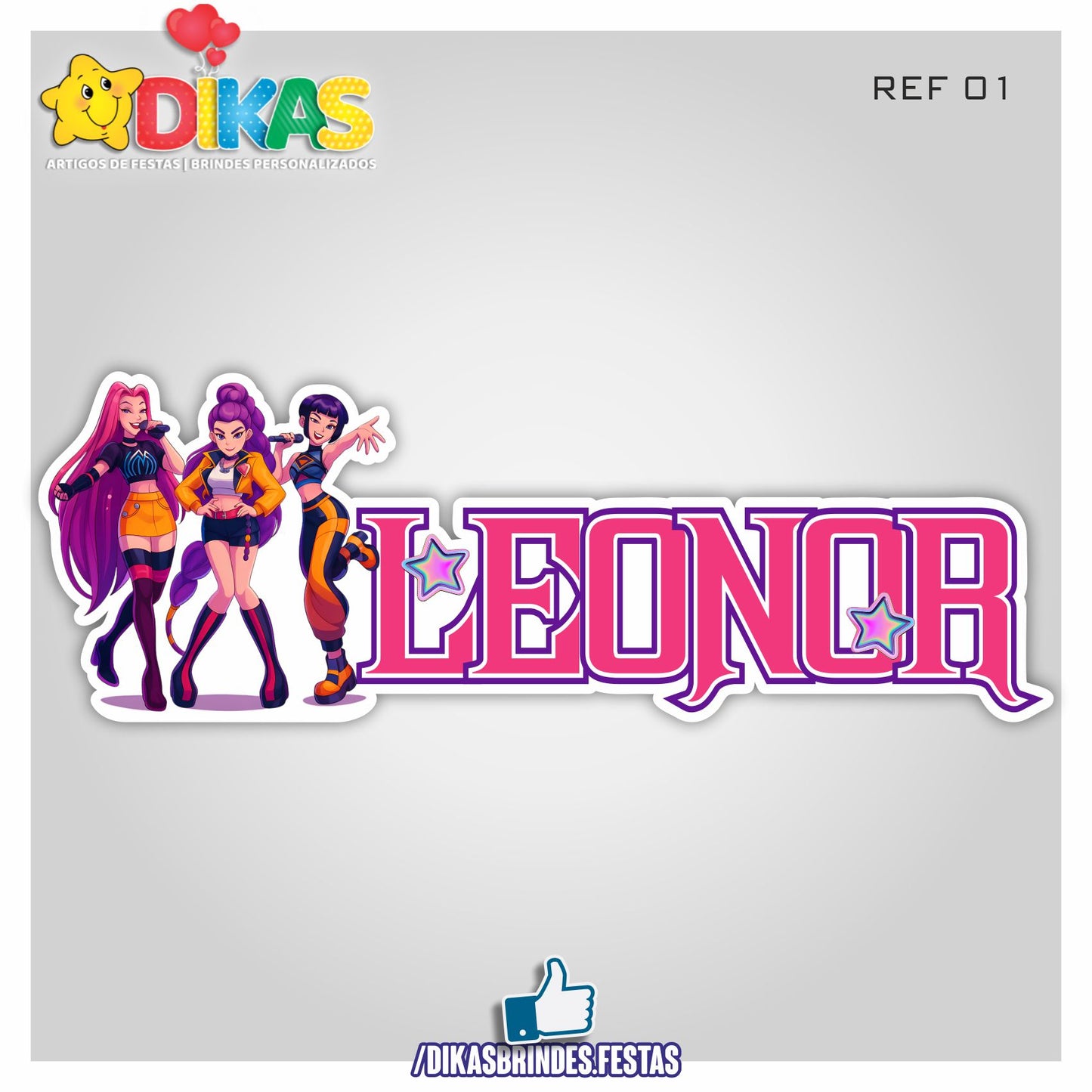 NOME DECORATIVO - Guerreiras do K-POP