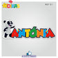 NOME DECORATIVO - PANDA E OS AMIGOS