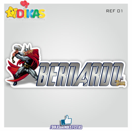 MATRICULA PERSONALIZADA - THOR