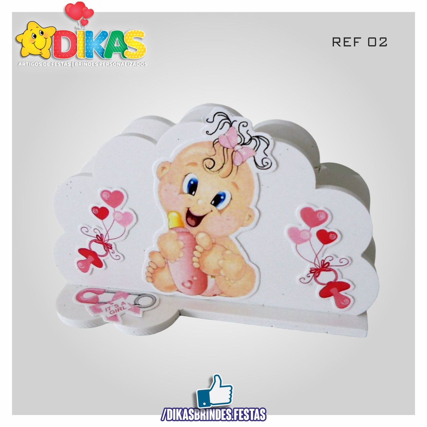 PORTA-GUARDANAPO EM PVC - BEBÉ