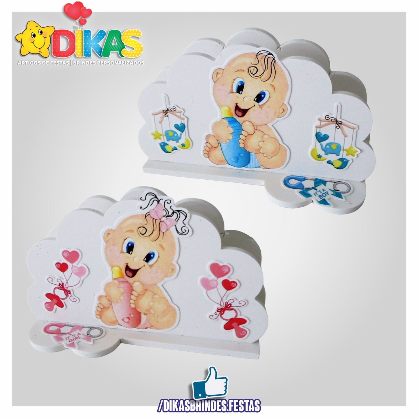 PORTA-GUARDANAPO EM PVC - BEBÉ
